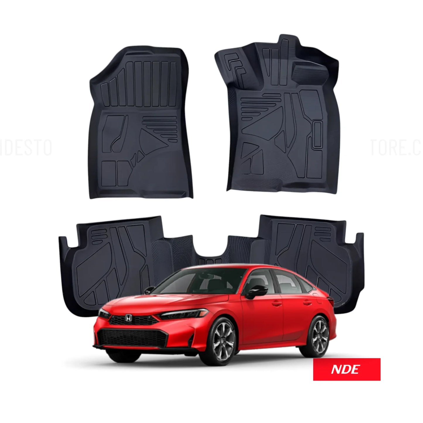 FLOOR MAT SET TPE FOR HONDA CIVIC (2021-2026)