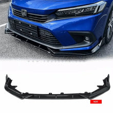 SPLITTER MATTE BLACK, FRONT FOR HONDA CIVIC (2021-2024) - ndestore.com