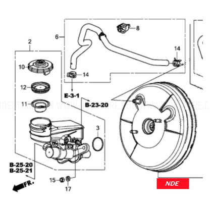 BRAKE MASTER CYLINDER GENUINE FOR HONDA CIVIC (2016-2021)