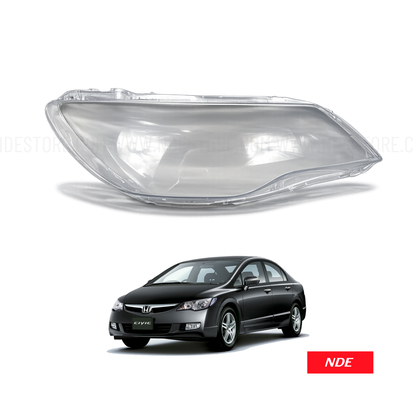 HEADLIGHT LENS COVER FOR HONDA CIVIC (2006-2012)