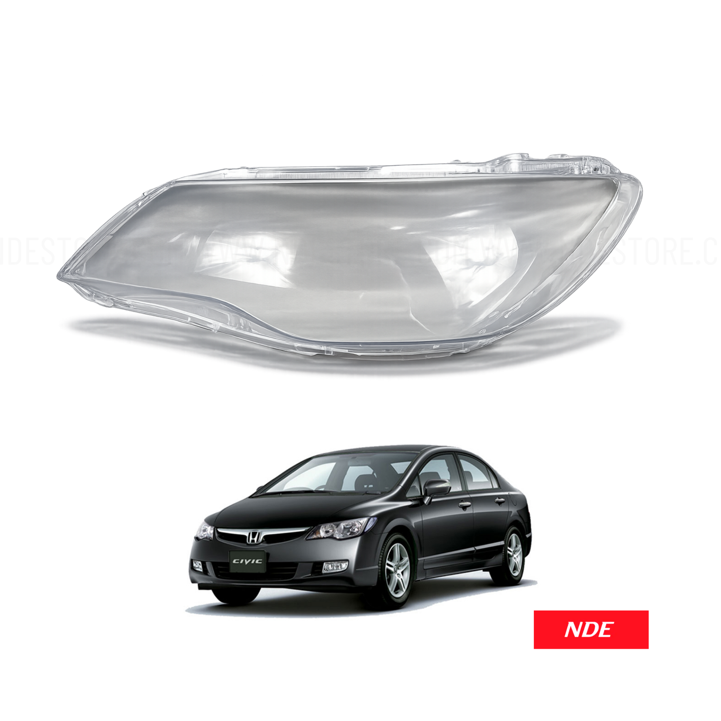 HEADLIGHT LENS COVER FOR HONDA CIVIC (2006-2012)