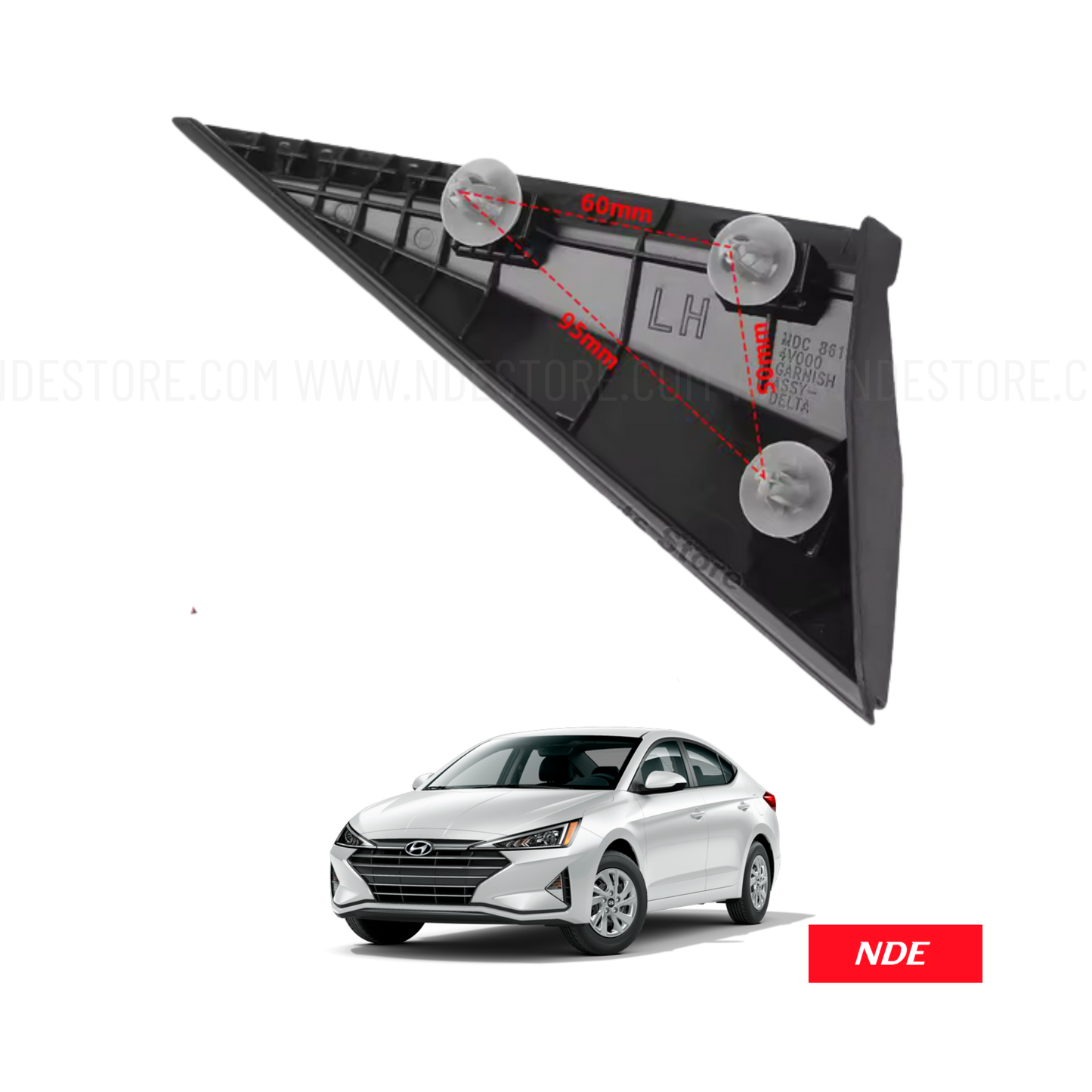 SIDE CORNER INNER TRIM FOR HYUNDAI ELANTRA