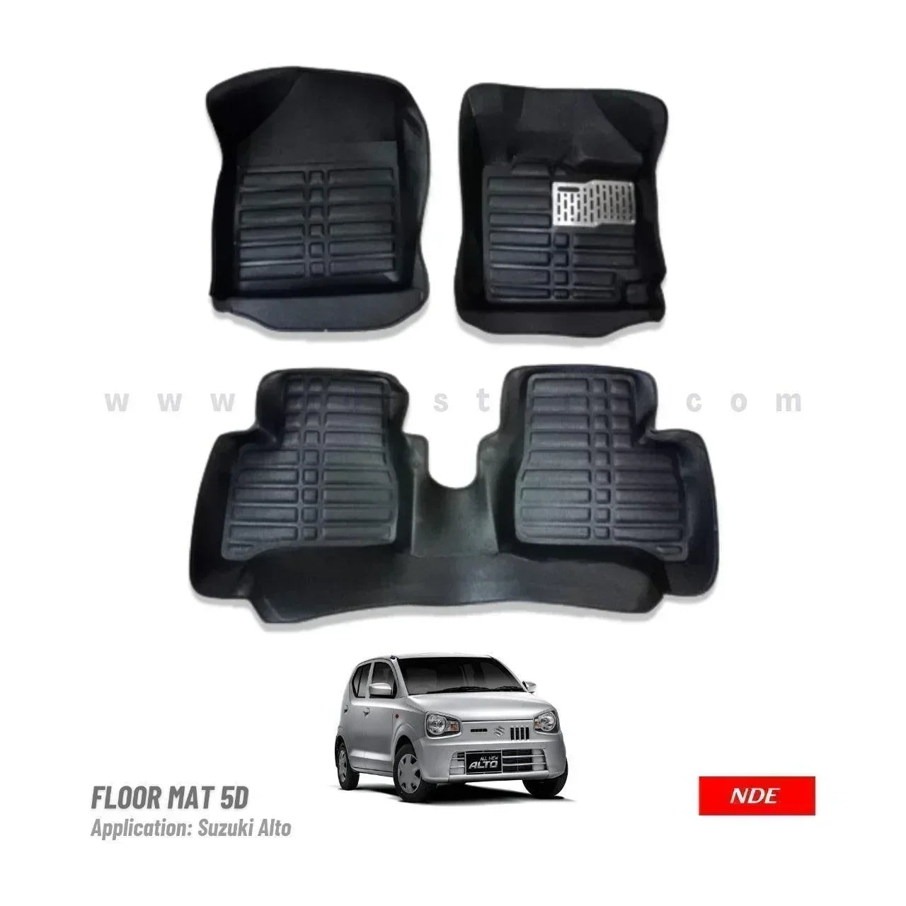 FLOOR MAT 5D STYLE FOR SUZUKI ALTO (2018-2025) - ndestore.com