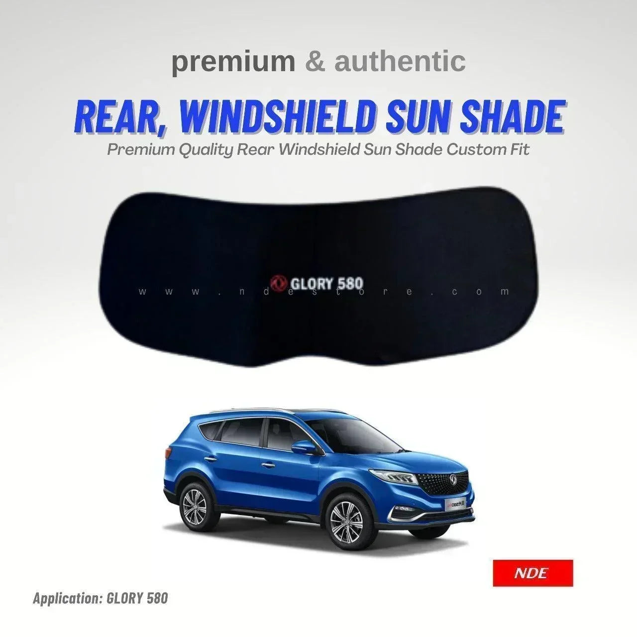SUN SHADE REAR WINDSHIELD FOR DFSK GLORY 580 PRO - ndestore.com