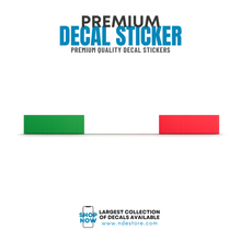 STICKER DECAL ITALY FLAG