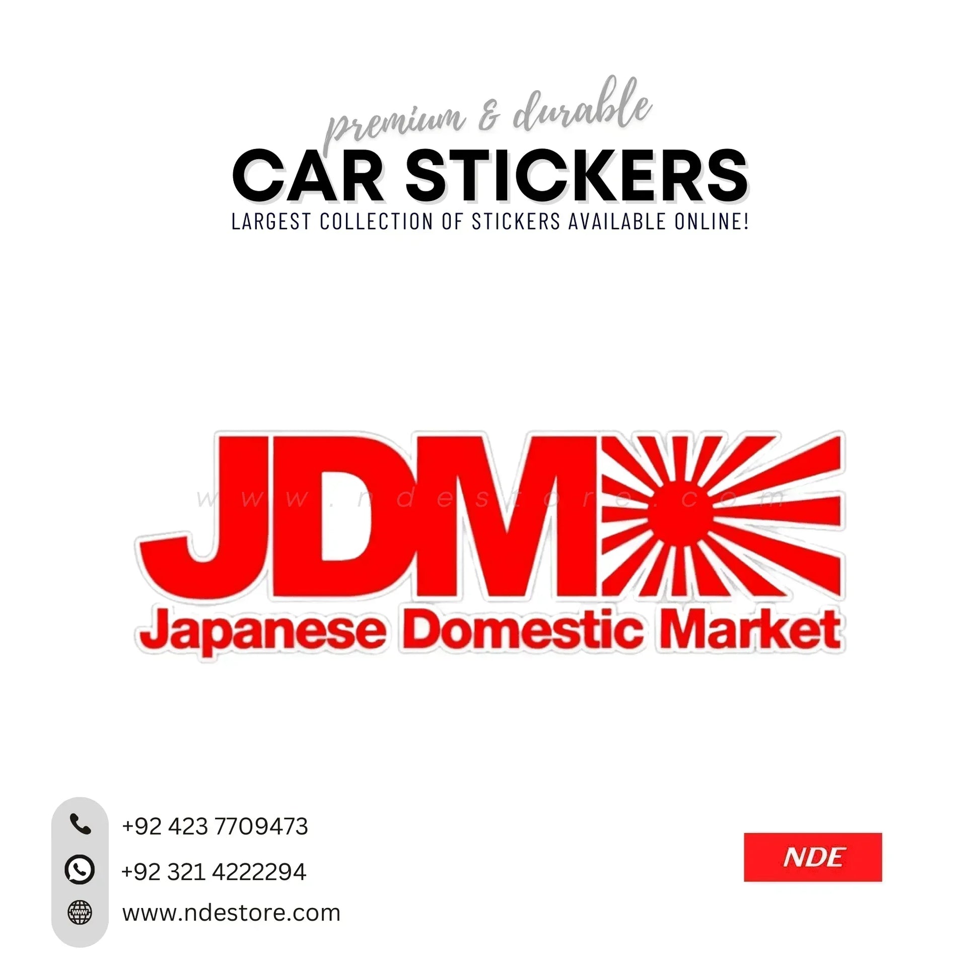 STICKER JAPAN DOMESTIC MARKET (SKU 4222853) - ndestore.com