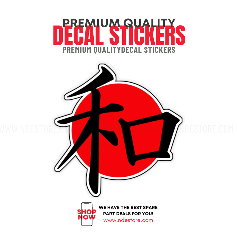STICKER JAPAN JDM PEACE (SKU:K99661) - ndestore.com