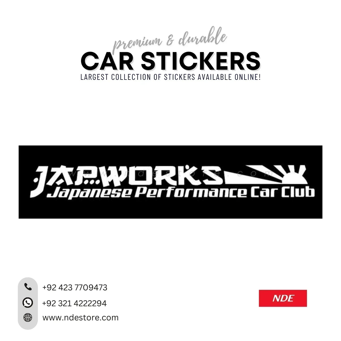 STICKER JAPWORKS (SKU: JW44536) - ndestore.com