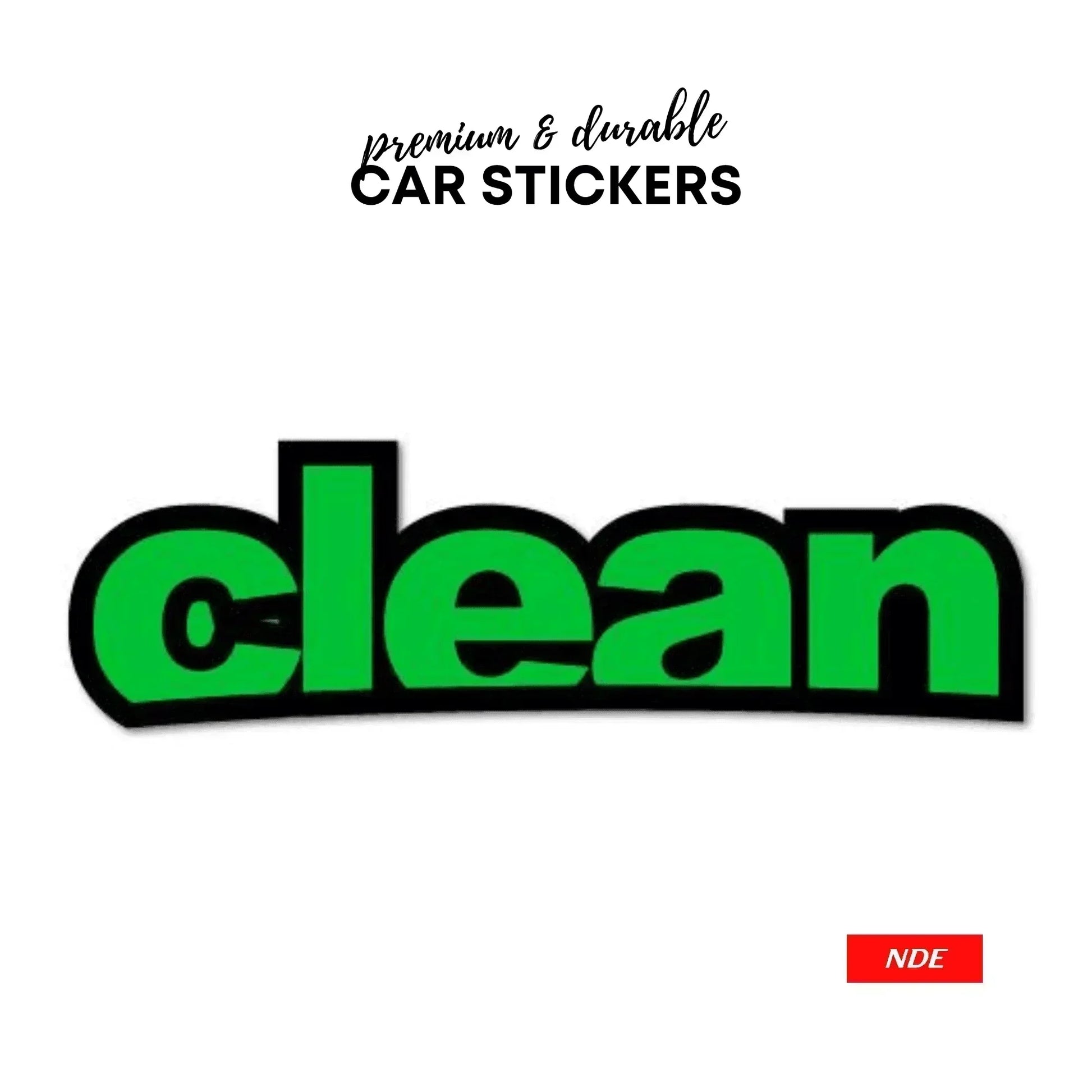 STICKER JDM CLEAN (SKU:99699) - ndestore.com