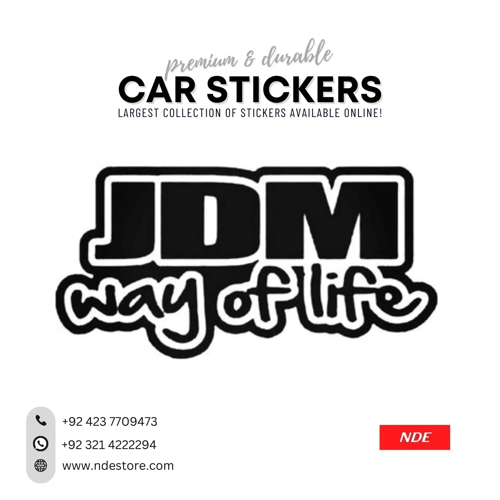 STICKER JDM WAY OF LIFE - ndestore.com