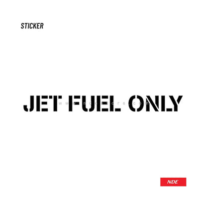 STICKER, JET FUEL ONLY - ndestore.com
