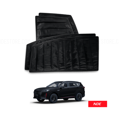 SUN SHADE SET BLACK WRINKLE FOR JETOUR X70