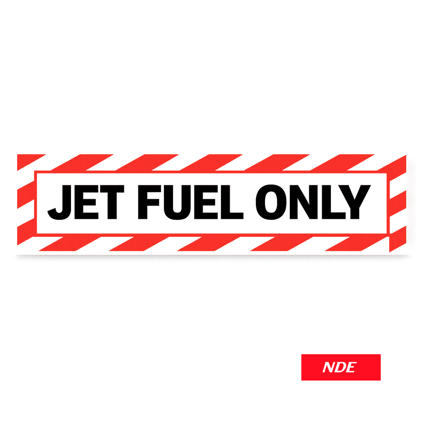 STICKER DECAL JET FUEL ONLY