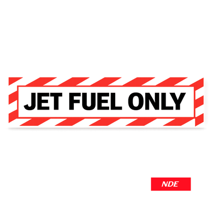 STICKER DECAL JET FUEL ONLY