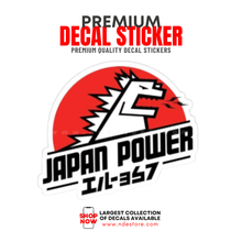 STICKER DECAL JAPAN POWER