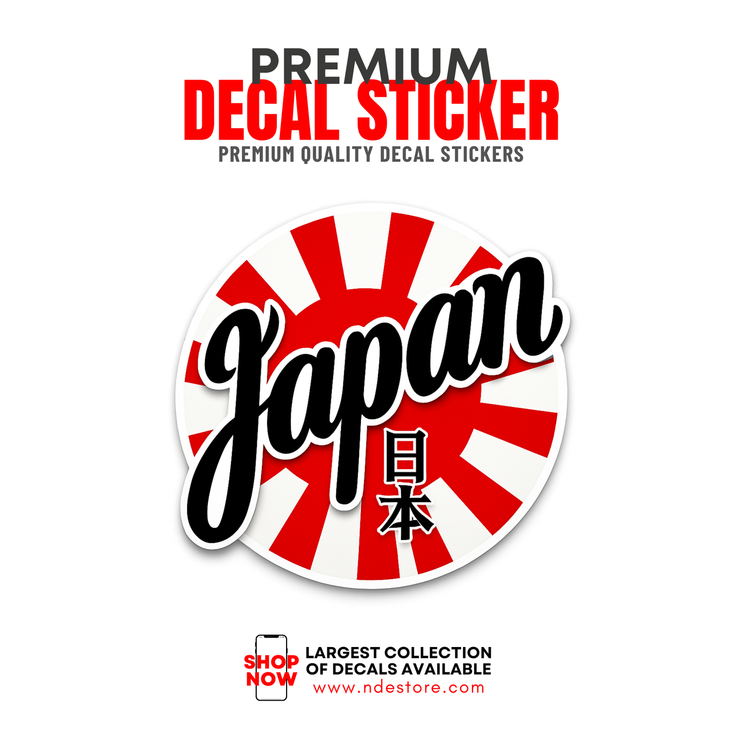 STICKER DECAL JAPAN JDM