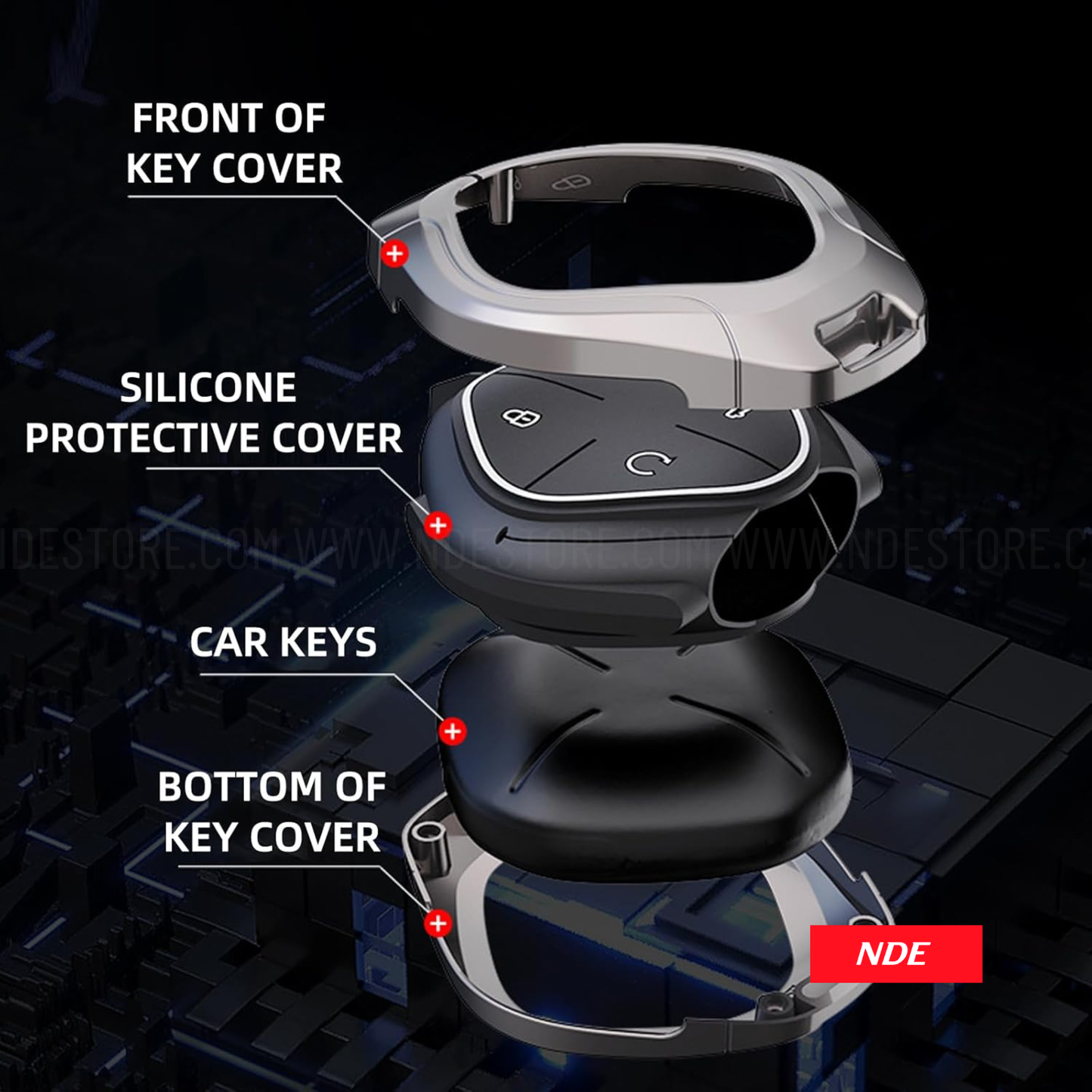 KEY REMOTE COVER METAL FOR JETOUR DASHING