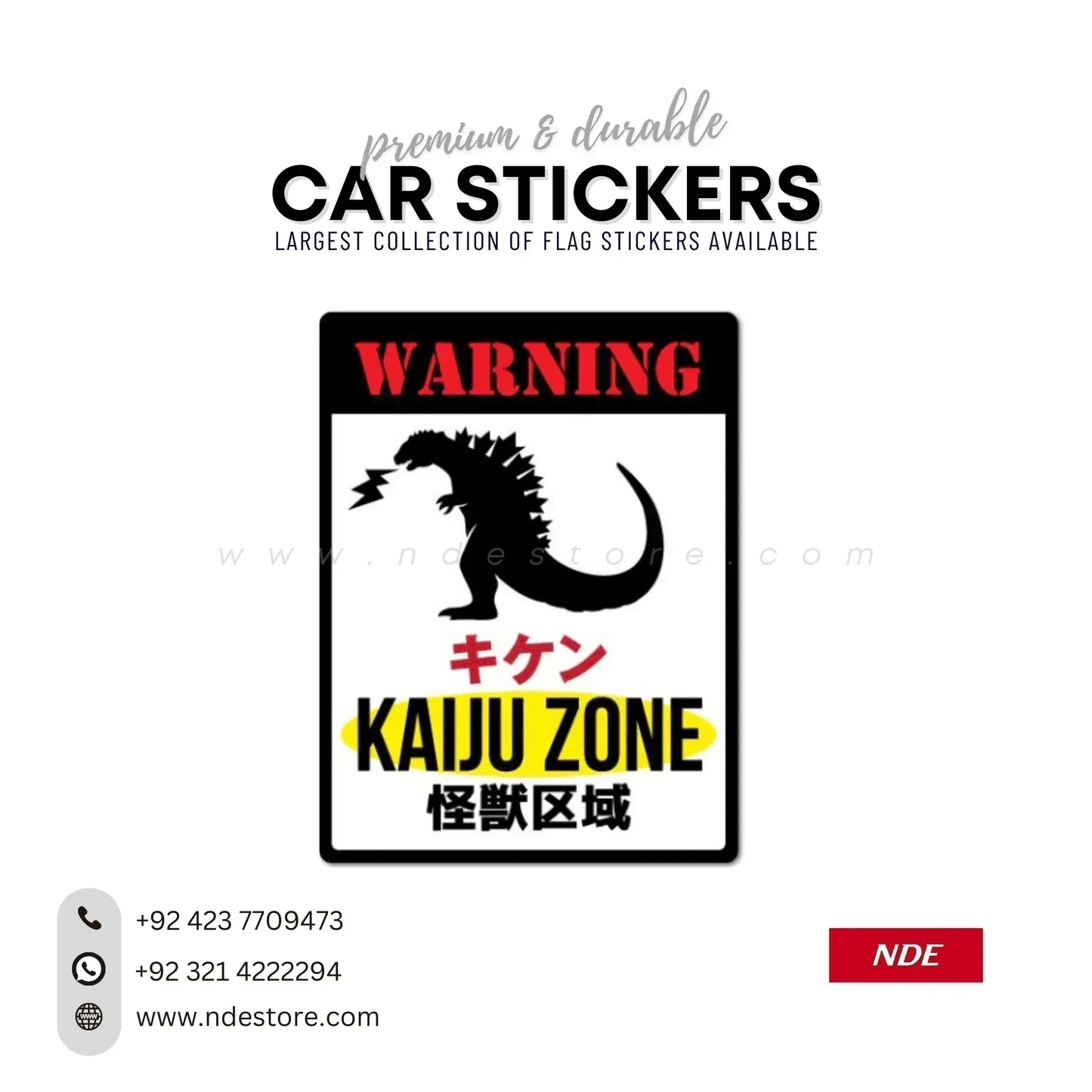 STICKER KAIJU SERIES - ndestore.com
