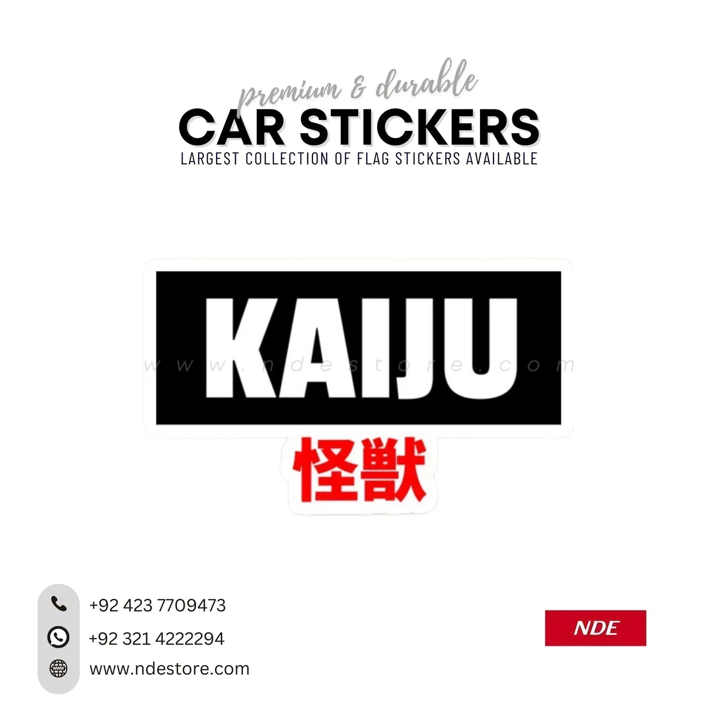STICKER KAIJU SERIES - ndestore.com