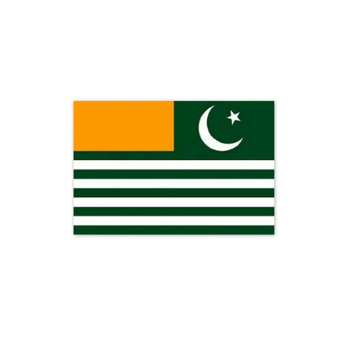 STICKER, KASHMIR FLAG (SKU: 3204) - ndestore.com