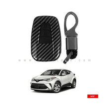 KEY COVER CARBON FIBER STYLE FOR TOYOTA CH-R (2018-2021) - ndestore.com