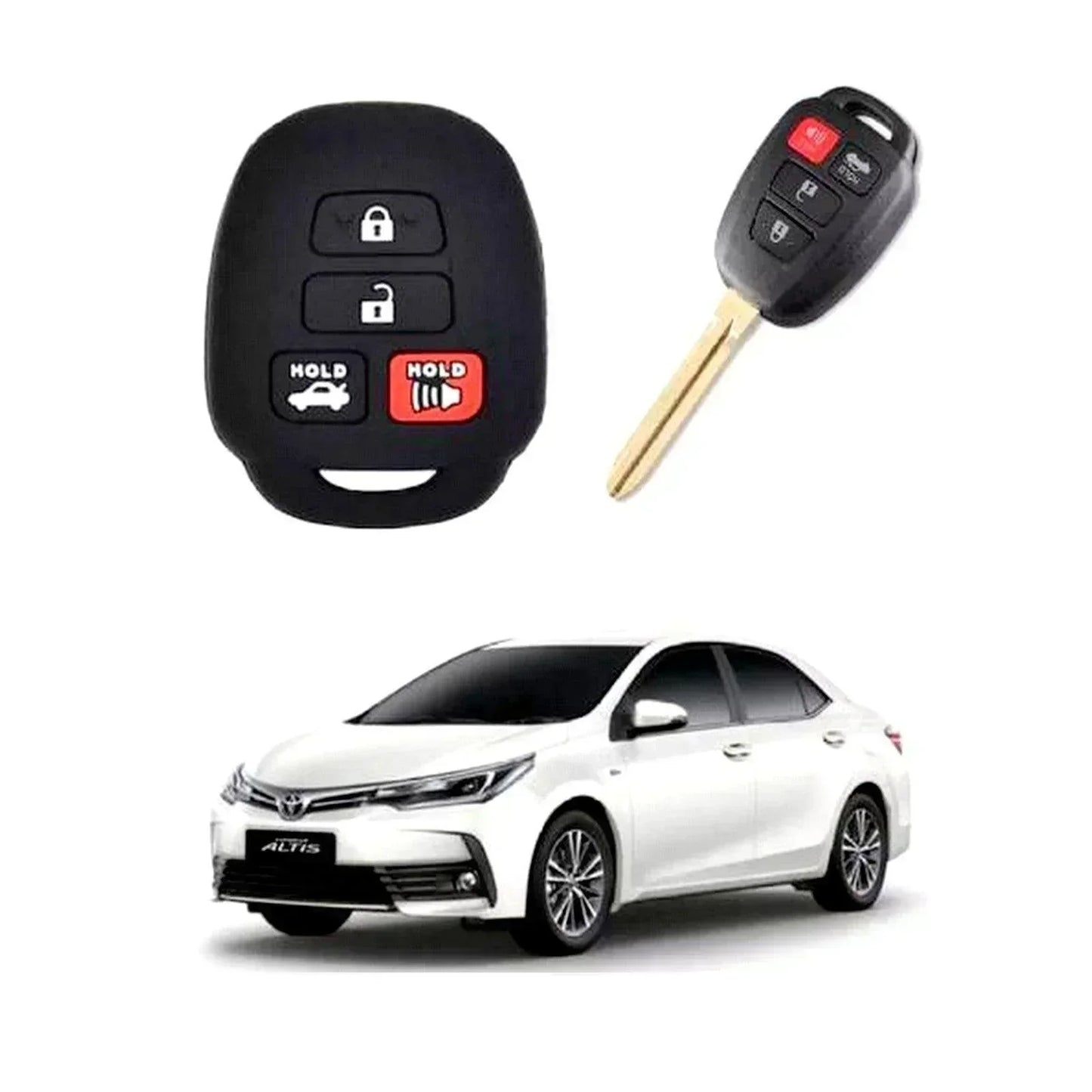 KEY COVER PREMIUM QUALITY FOR TOYOTA COROLLA - ndestore.com