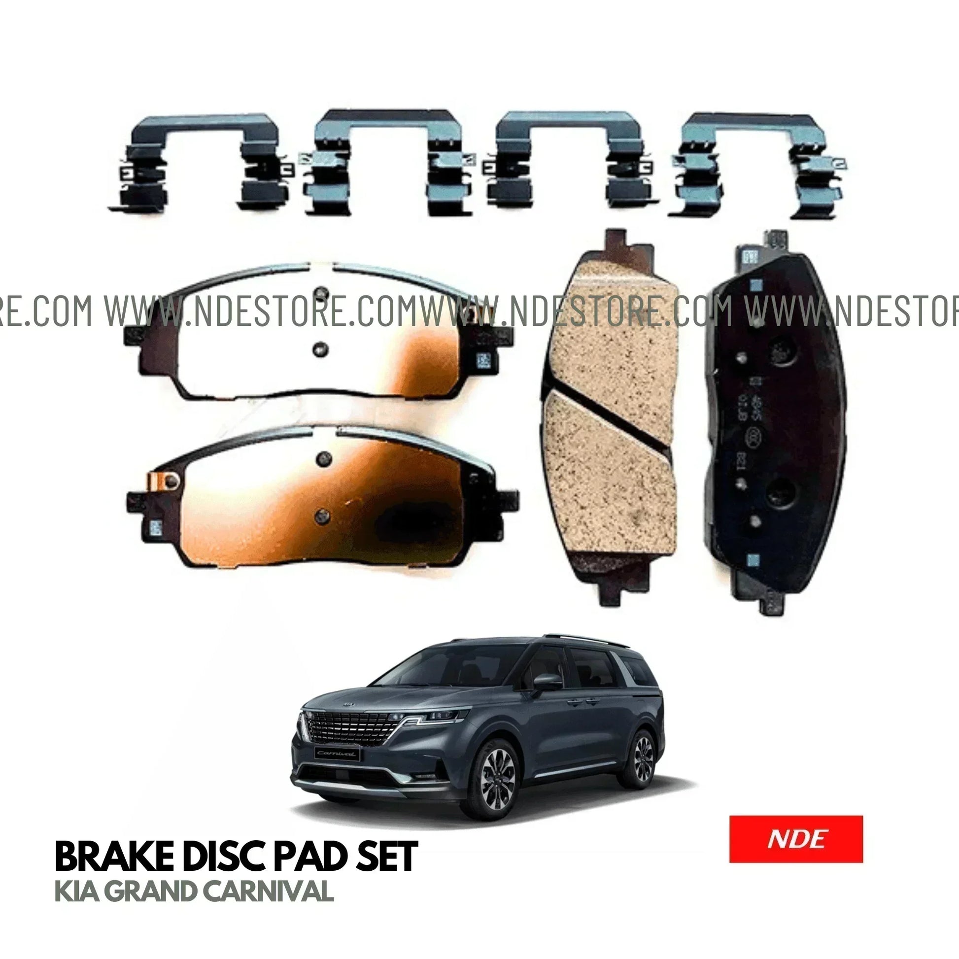 BRAKE DISC PAD SET FRONT GENUINE FOR KIA GRAND CARNIVAL - ndestore.com