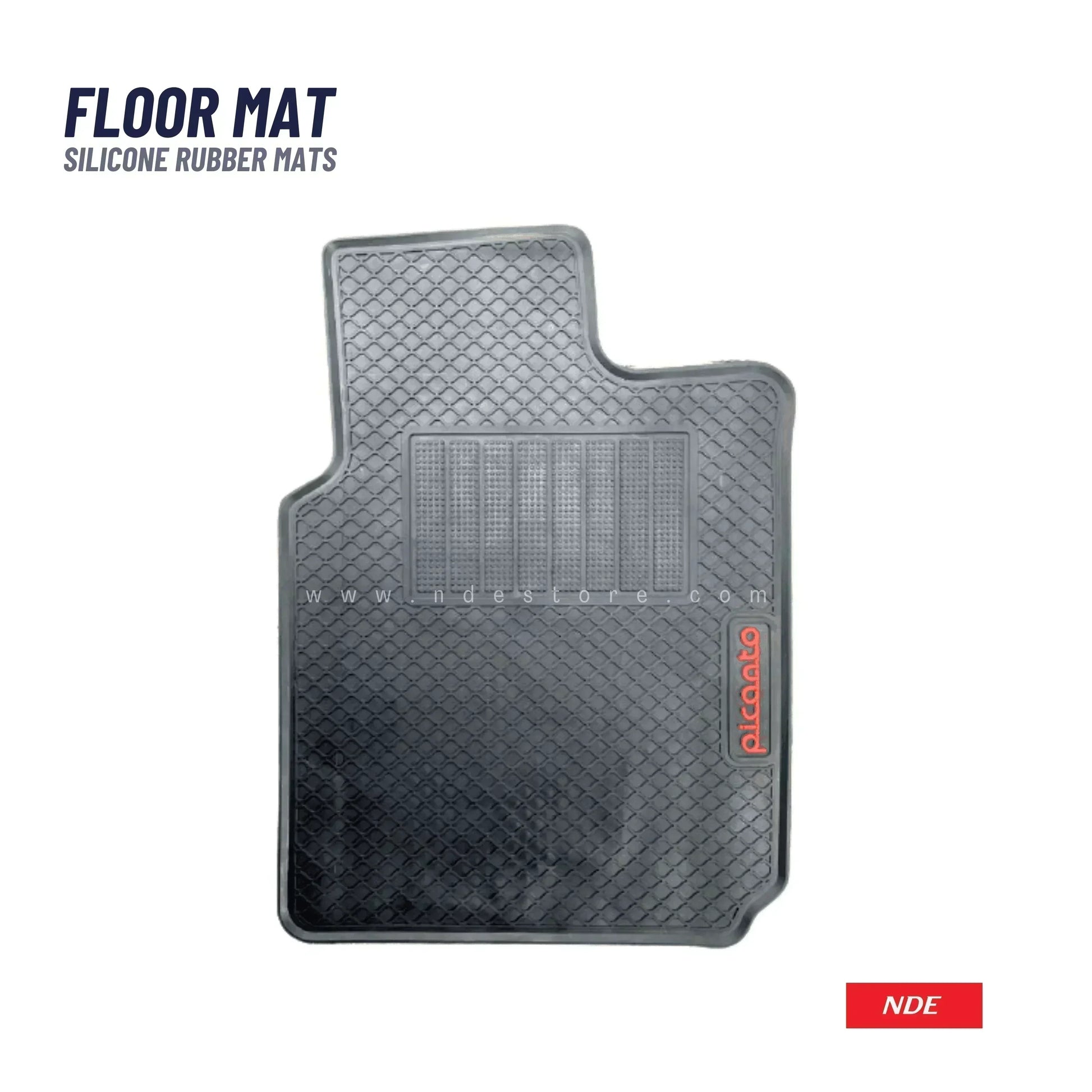 FLOOR MAT RUBBER FOR KIA PICANTO (2019-2025) - ndestore.com