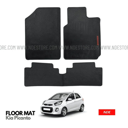 FLOOR MAT RUBBER FOR KIA PICANTO (2019-2025) - ndestore.com