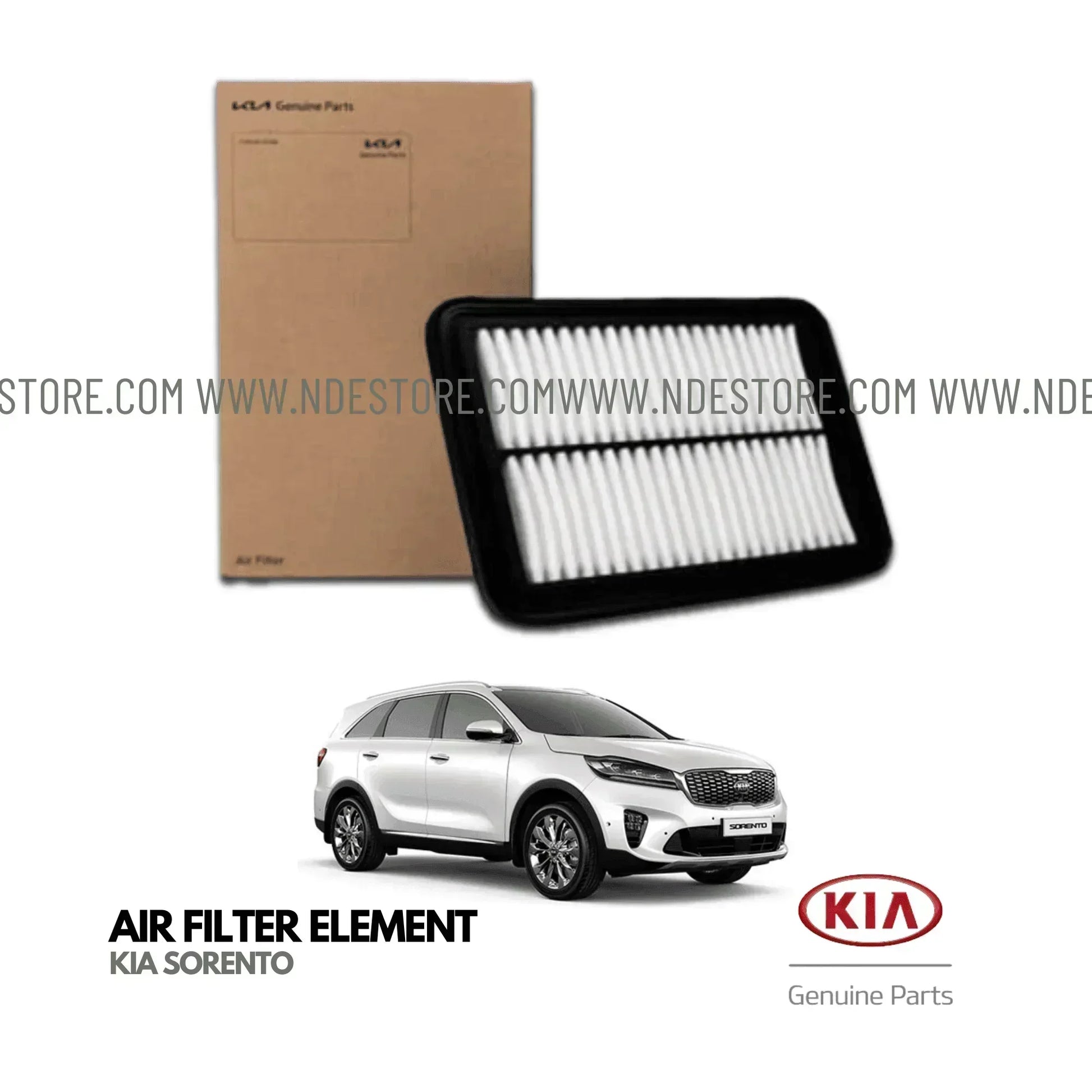 DWP Combo Engine Air Filter + Charcoal Cabin Air Filter For Kia Sorento 2016–2020 – Direct Fit, Easy Install