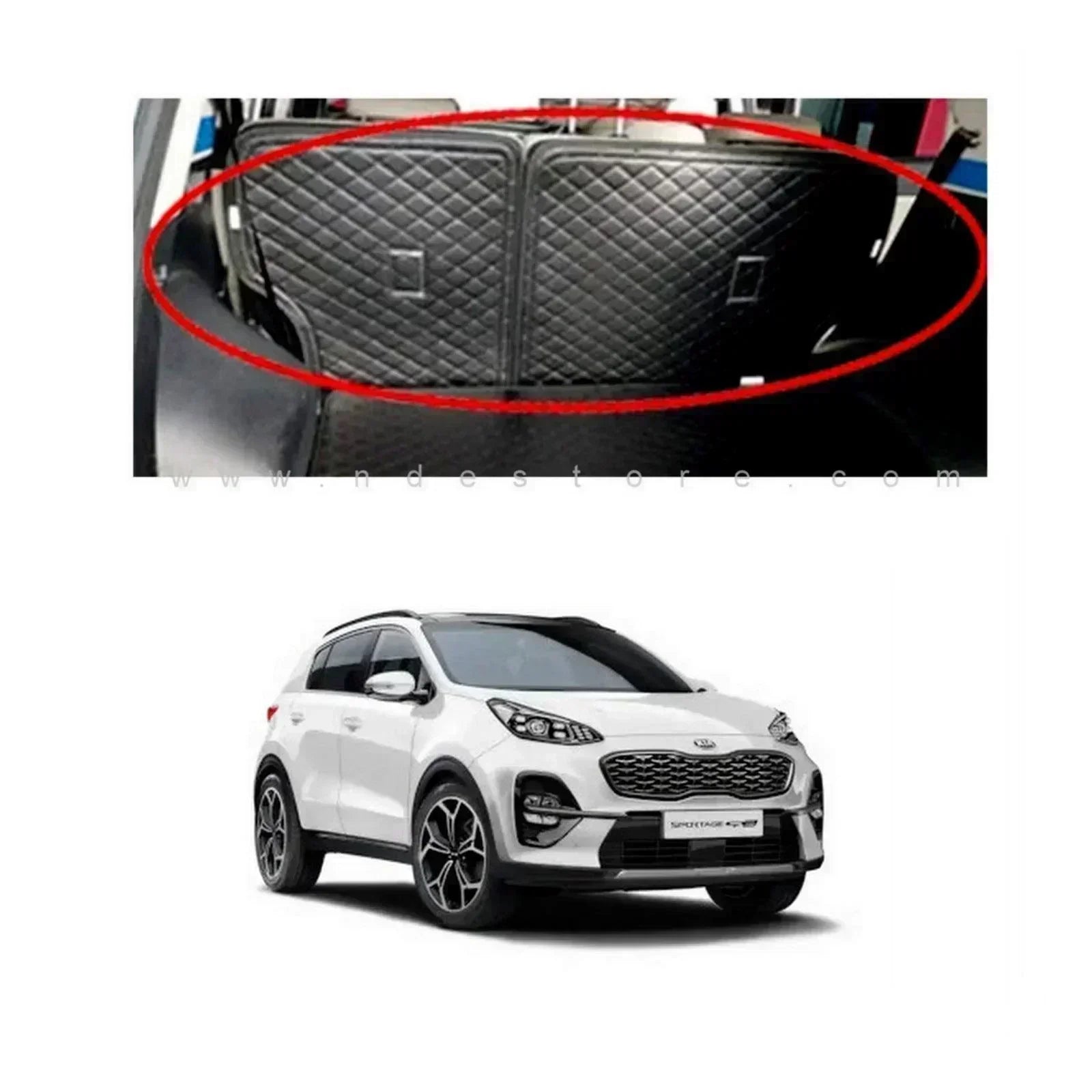 BACK SEATS PROTECTION 7D COVERS FOR KIA SPORTAGE - ndestore.com