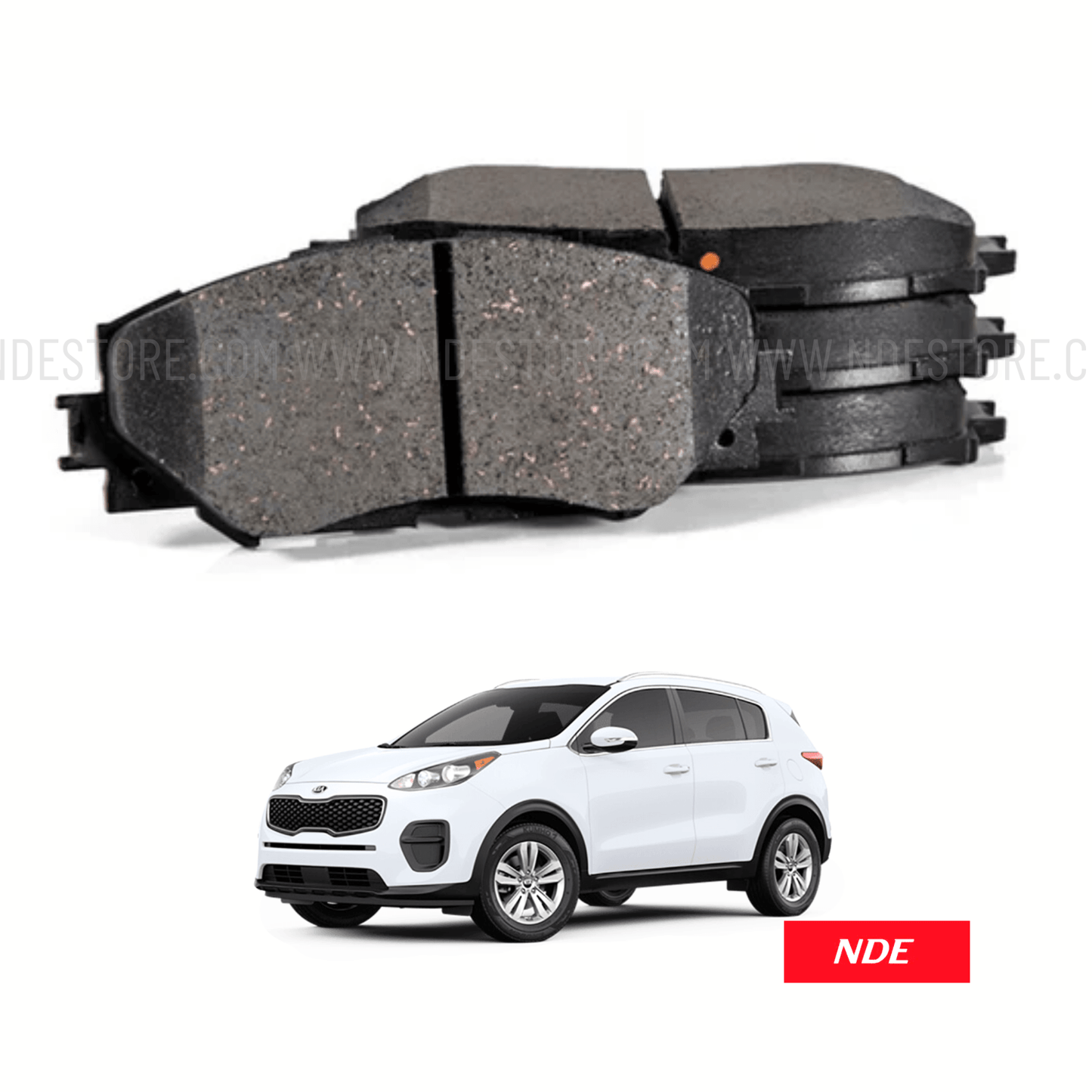 BRAKE DISC PAD SET FRONT IMPORTED FOR KIA SPORTAGE - ndestore.com
