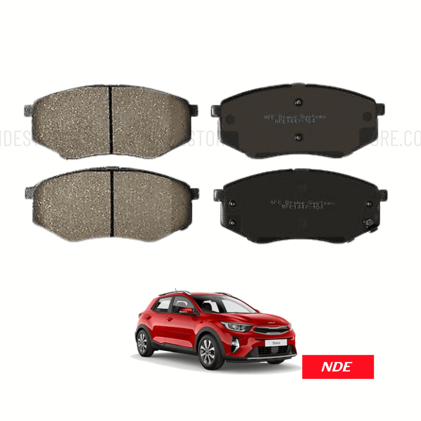 BRAKE DISC PAD SET FRONT GENUINE FOR KIA STONIC - ndestore.com