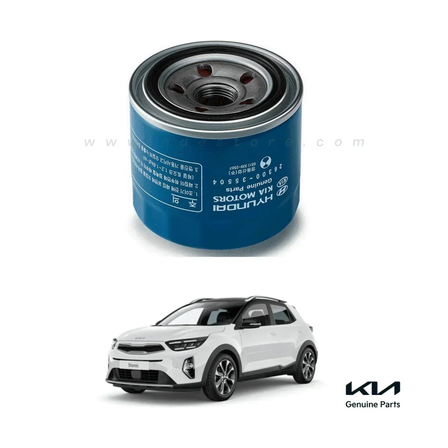 OIL FILTER GENUINE FOR KIA STONIC - ndestore.com