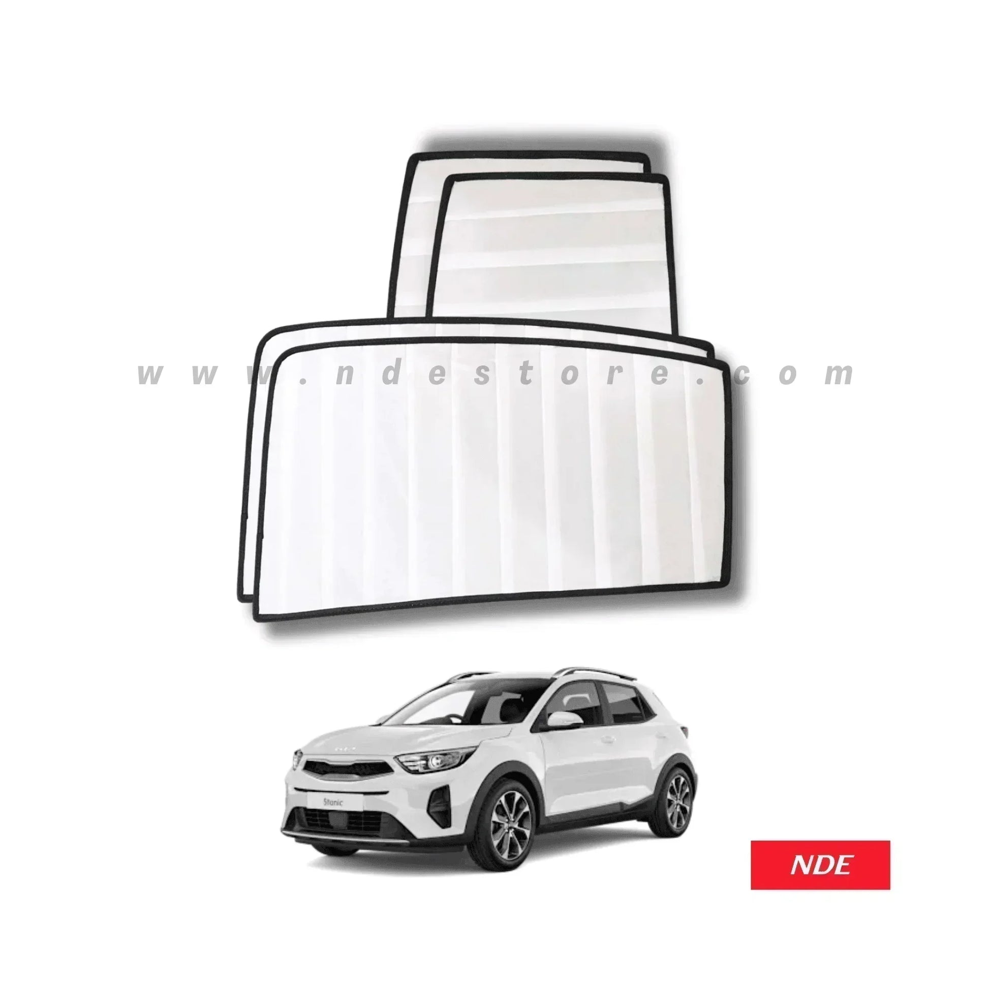 SUN SHADE WHITE WRINKLE FOR KIA STONIC - ndestore.com