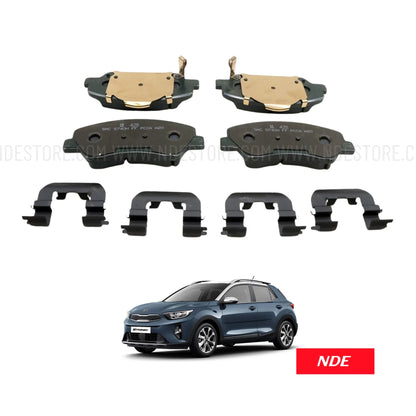 BRAKE DISC PAD SET FRONT GENUINE FOR KIA STONIC - ndestore.com