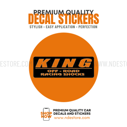 STICKER KING OFF ROAD RACING SHOCKS - ndestore.com