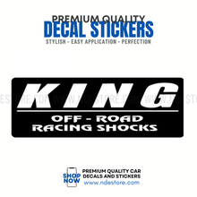 STICKER KING OFF ROAD RACING SHOCKS - ndestore.com