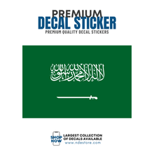 STICKER DECAL KSA FLAG