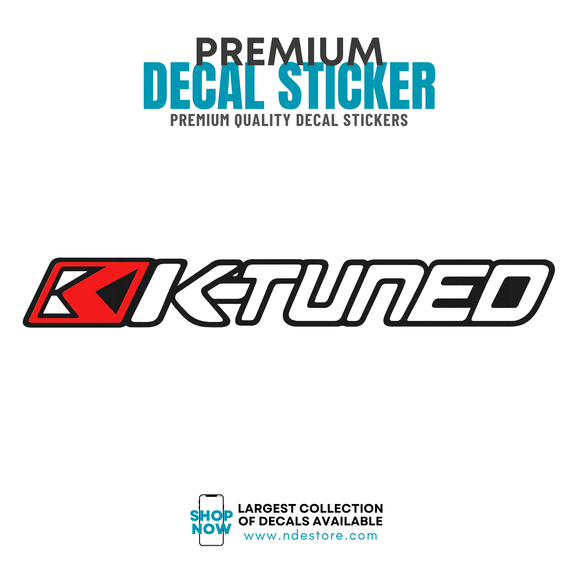 Sticker Decal K Tuned | ndestore.com