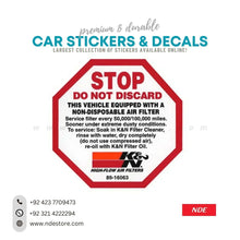STICKER K&N (K003) - ndestore.com
