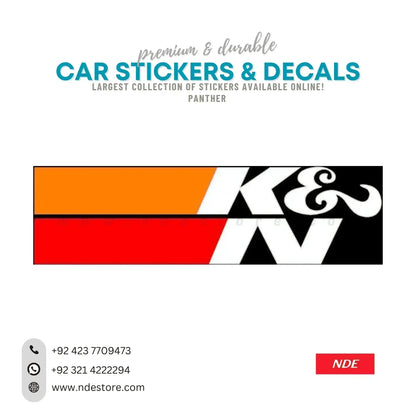 STICKER K&N (K007) - ndestore.com