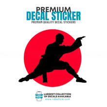 STICKER DECAL KARATE MASTER