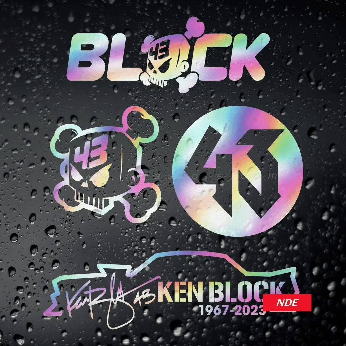 Sticker Decal JDM Ken Block Tribute - Shop Now – ndestore.com