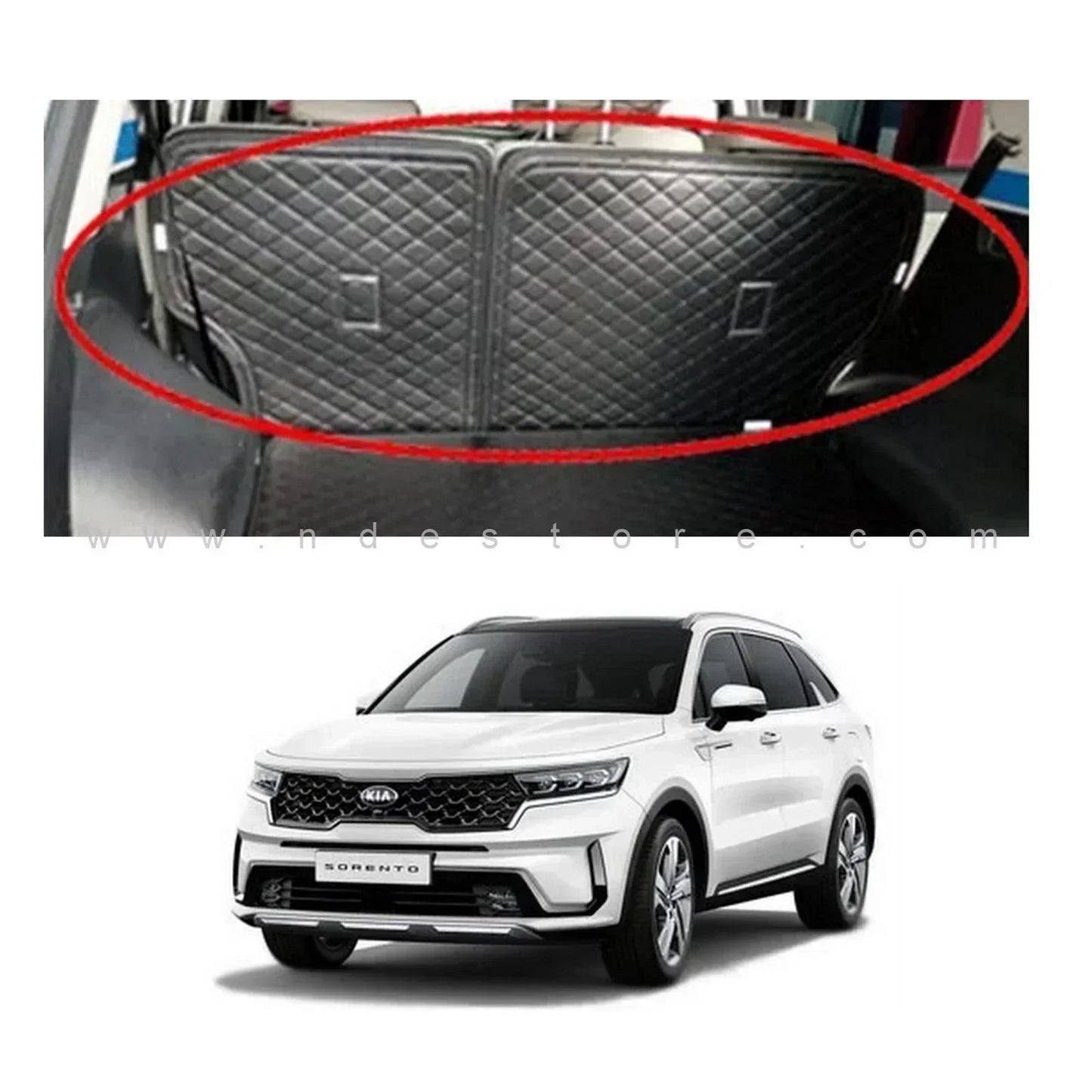 BACK SEATS PROTECTION 7D COVERS FOR KIA SORENTO (2020-2025) - ndestore.com