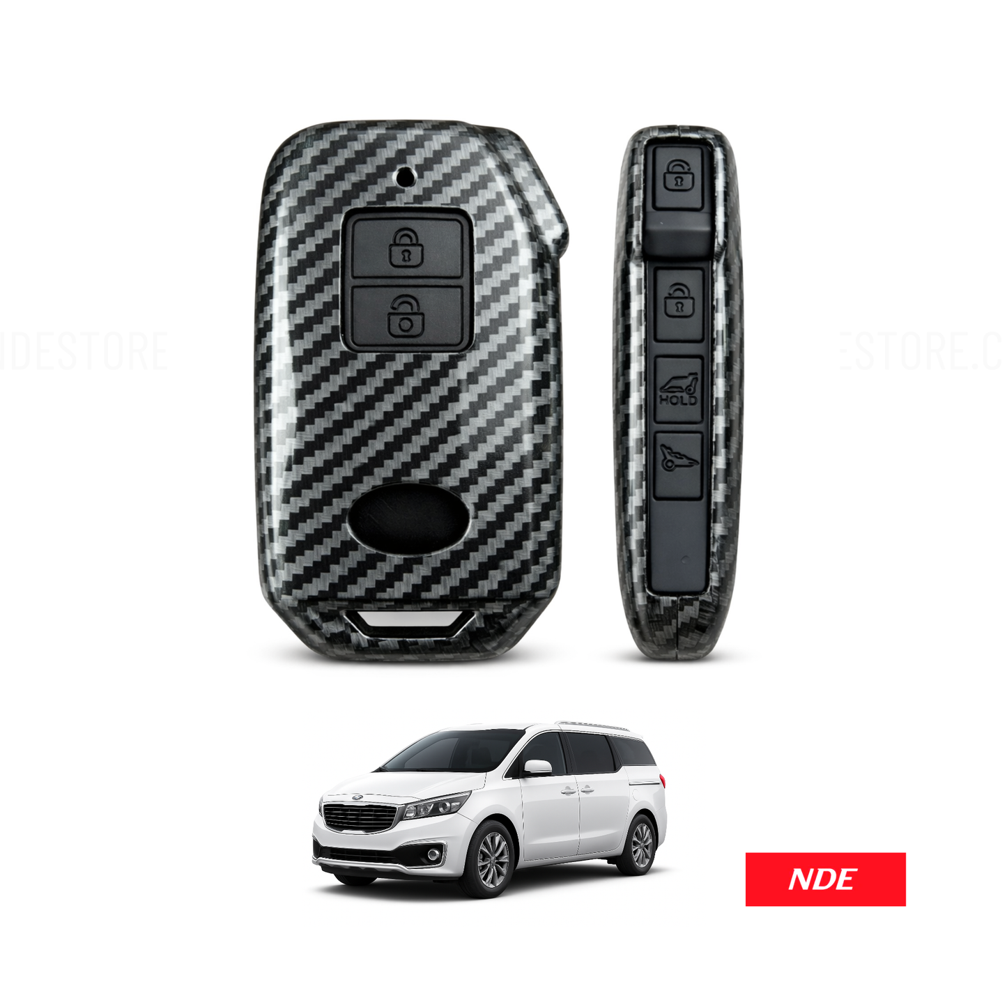 KEY REMOTE CARBON FIBER FOR KIA GRAND CARNIVAL
