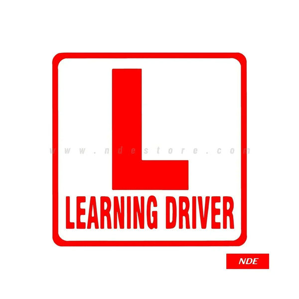 STICKER, LEARNER DRIVER – ndestore.com