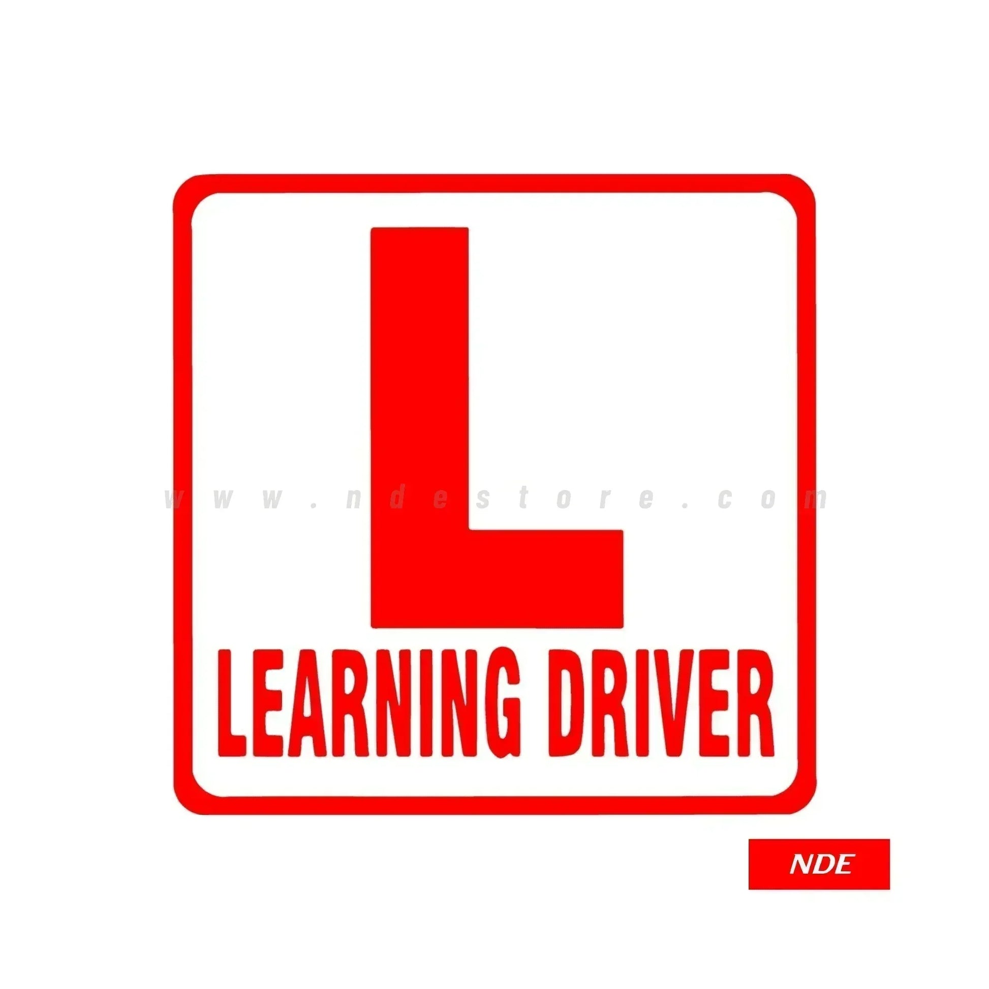 STICKER, LEARNER DRIVER - ndestore.com