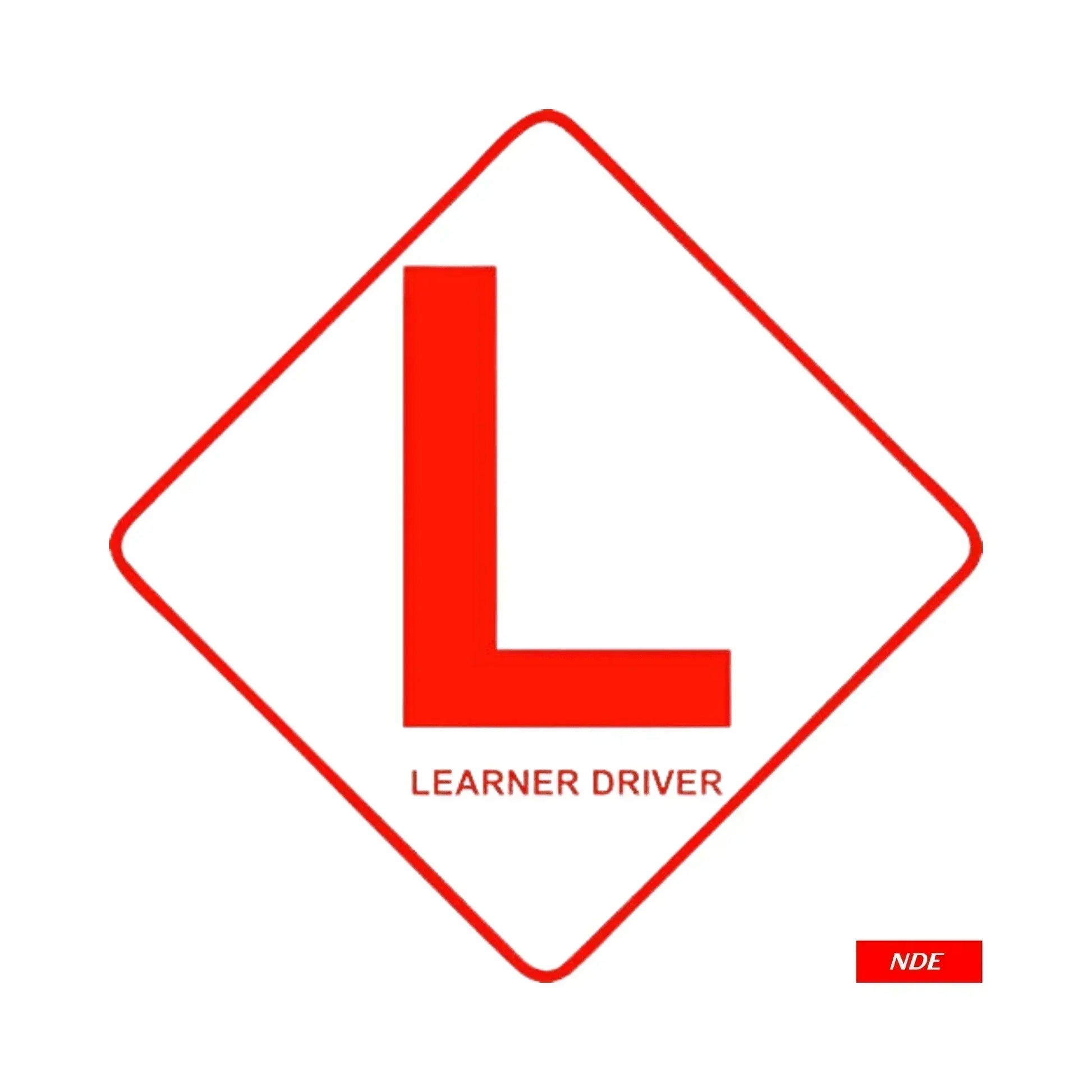 Learner Driver Logo Beware! Learner Drivers To Be Allowed On The