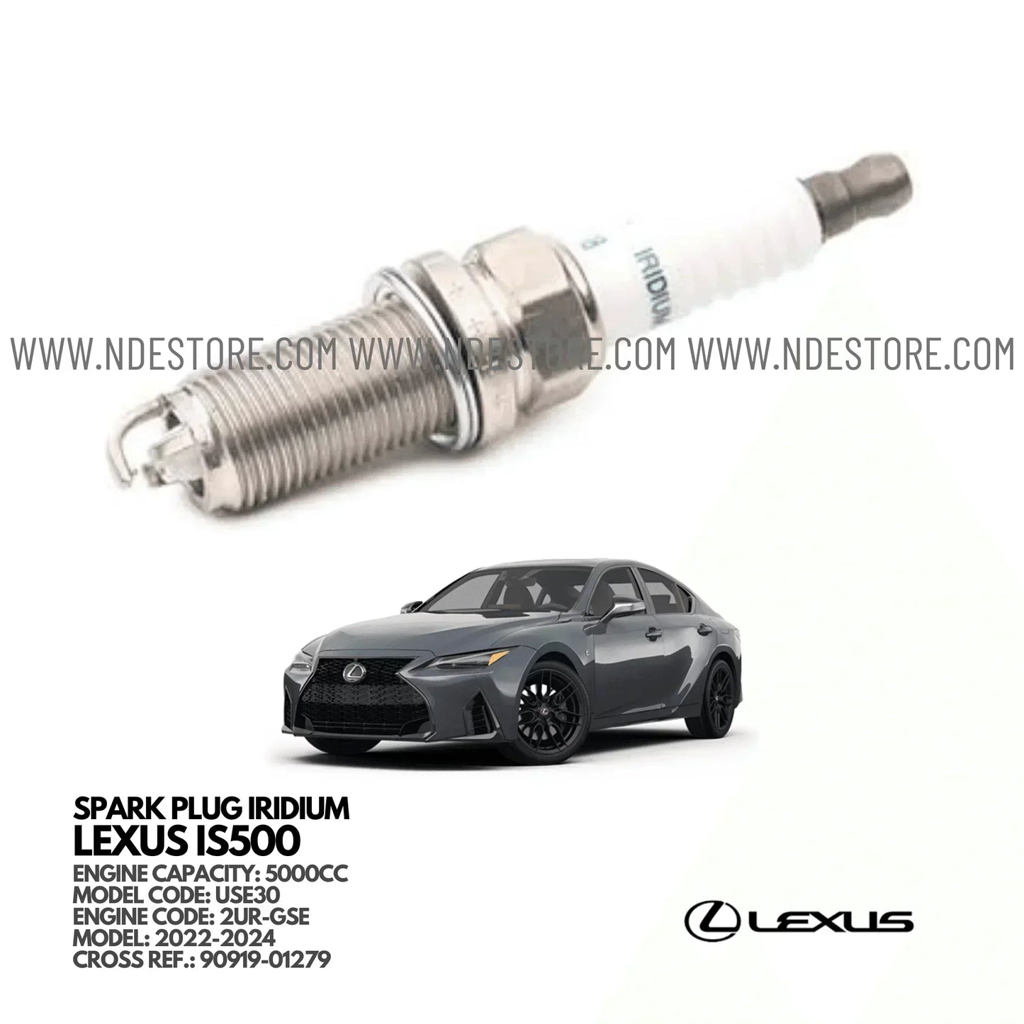 SPARK PLUG DENSO FOR LEXUS IS500 - ndestore.com